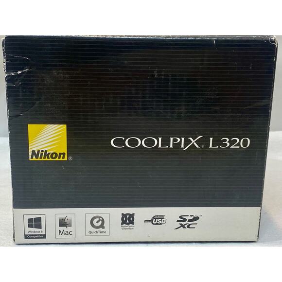 Nikon COOLPIX L320 16.1MP Digital Camera Black 26X Optical Zoom Wide Tested - Picture 4 of 10